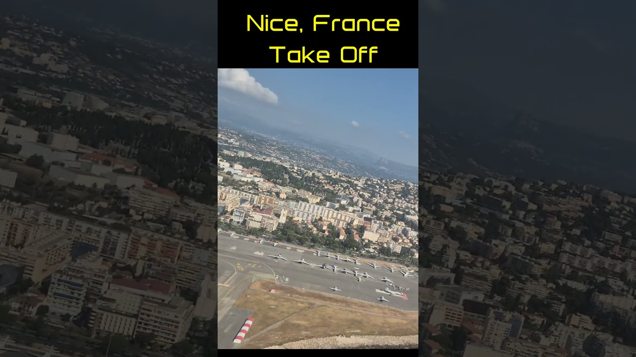 14: We take off from Nice Airport in France