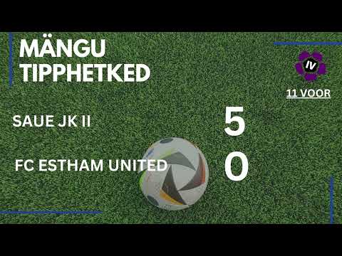 Saue JK II 5 vs 0 FC Estham United, IV liiga põhi/lääs 11. voor