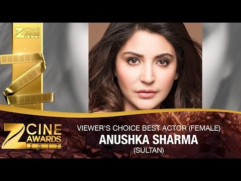 Anushka Sharma for Sultan | Viewer's Choice Best Actor Female | Zee Cine Awards 2017