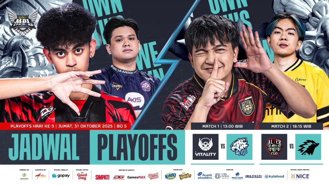 🔴 LIVE | MPL ID S16 | Playoffs Hari 3 | Bahasa Indonesia