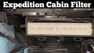 How To Change A 2018 - 2021 Ford Expedition Cabin Air filter - Replace Remove Replacement Location