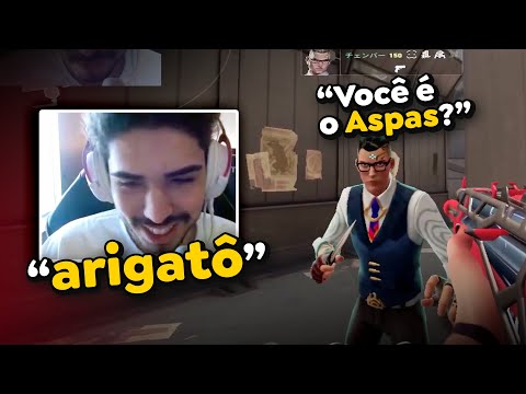 REAÇÃO DO JAPONÊS AO CAIR COM O ASPAS NA RANKED EM TÓQUIO