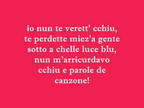 Gigi D'Alessio - 'O posto d'Annarè (Testo)