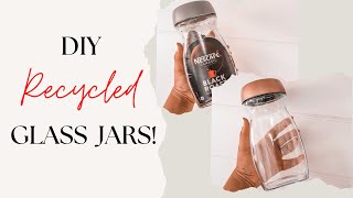 DIY Recycled Glass jars | Upcycle, Reuse & Repurpose | South African Content Creator
