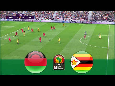 Highlights Malawi v Zimbabwe | Africa Cup of Nations 2021 | Realistic Gameplay