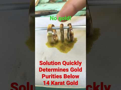How To Test Gold Jewelry! #gold #goldjewelry #jewelryappraisal