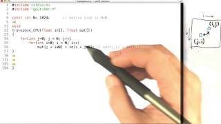 Transpose Code Example Part1 - Intro to Parallel Programming