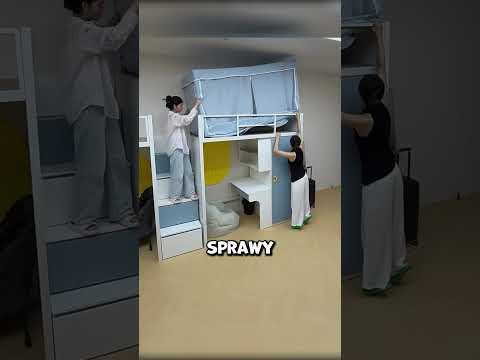 Zrobiła z górnej pryczy swój własny raj 💡🛏️ (@pizza_pie0112)