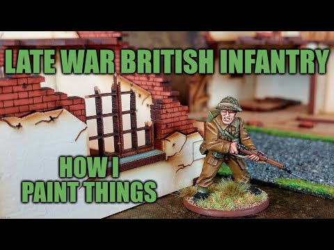 Painting for D-Day - Warlord Games Late War British Infantry