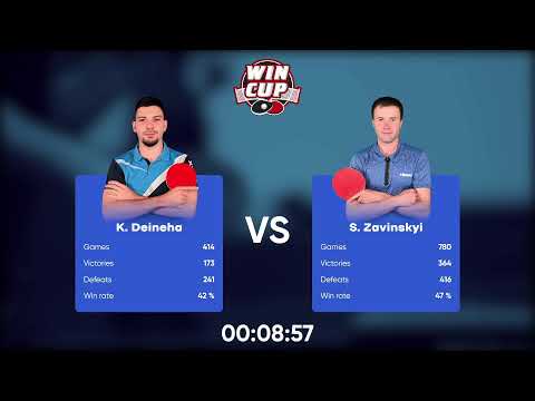 12:30 Oleksii Zaiets 3 - 2 Kyrylo Deineha West 1 WIN CUP 30.11.2022 | TABLE TENNIS WINCUP