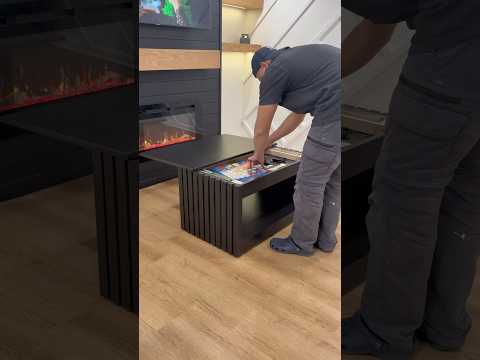 DIY coffee table with a hidden compartment #diy #process #hidden