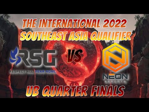RSG vs NEON ESPORTS  - QUARTERFINALS - The International 2022: SEA Qualifier DOTA 2 HIGHLIGHT
