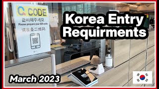 Korea Entry Requirements 2023 Walkthrough (Enter South Korea with me)