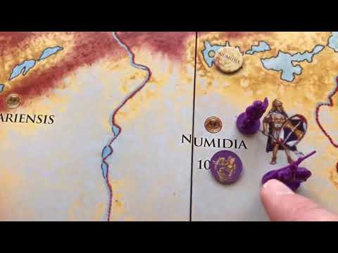 Setup, How To Play, Sample Turn of Conquest of the Empire (Empire II Rules)