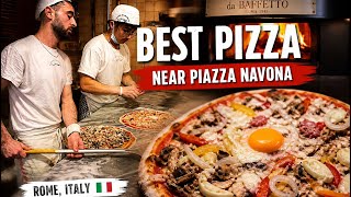 Best Pizza in Rome Near Piazza Navona 🍕 | Inside Pizzeria da Baffetto