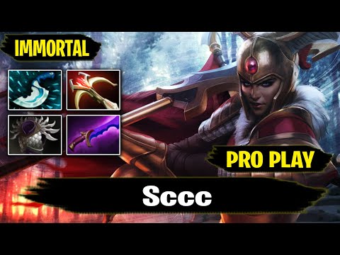 Legion Commander Offlane Pro Gameplay by Sccc IMMORTAL Rank Dota 2