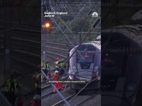At least one person killed after two passenger trains collide north of London