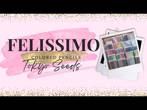 Felissimo Tokyo Seeds | Colored Pencils Overview | Adult Coloring Supplies