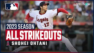 【MVPファイナリスト 大谷翔平】2023シーズン 全167奪三振集 ｰ ホームランだけじゃない大谷の強み