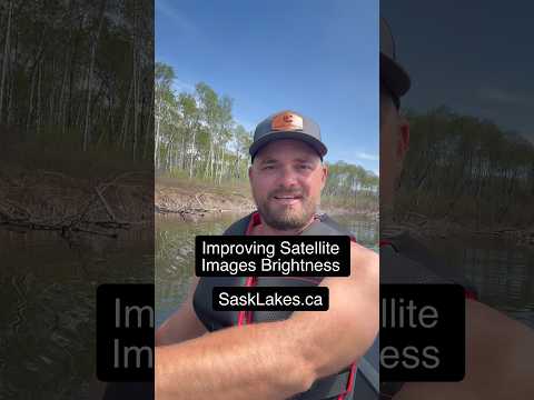 Improved brightness for satellite images on SaskLakes