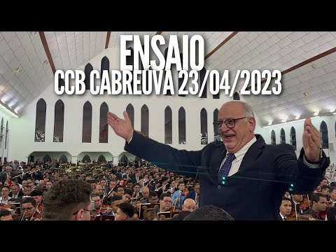 ENSAIO BOMFIM CABREUVA 23/04/23 (MARCÃO DE CABREUVA) | HINO CCB 278 - ÉRAMOS MORTOS, NAS OBRAS MÁS