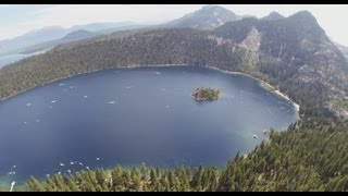 preview picture of video 'DJI Phantom/Gopro Hero 3 Aerial Video Of Emerald Bay, Lake Tahoe'