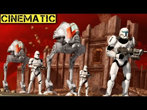 ULTIMATE STAR WARS MOD: Clone Troopers vs CIS Battle Droids! - Men of War: Assault Squad 2