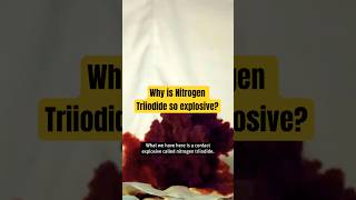 How explosive is nitrogen triiodide #shorts #sciencedemo