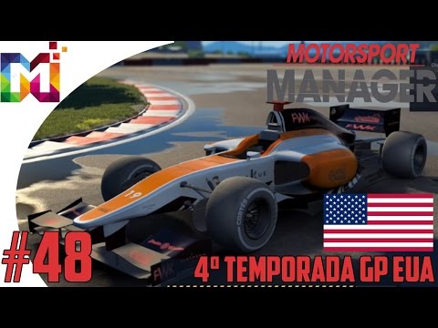 MotorSport Manager #48 - 4ª Temporada Phoenix Oval GP Estados Unidos (Gameplay)