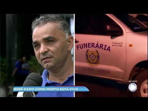 Bebê dado como morto volta a respirar em carro de funerária