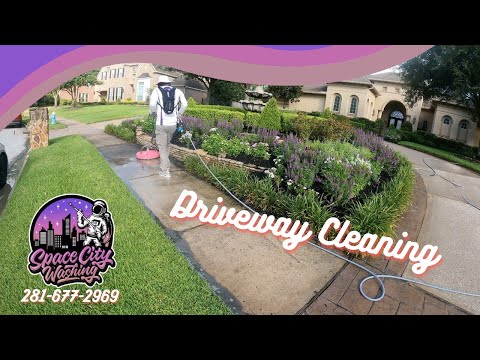 Space City Washing exterior cleaning job video in Spring TX