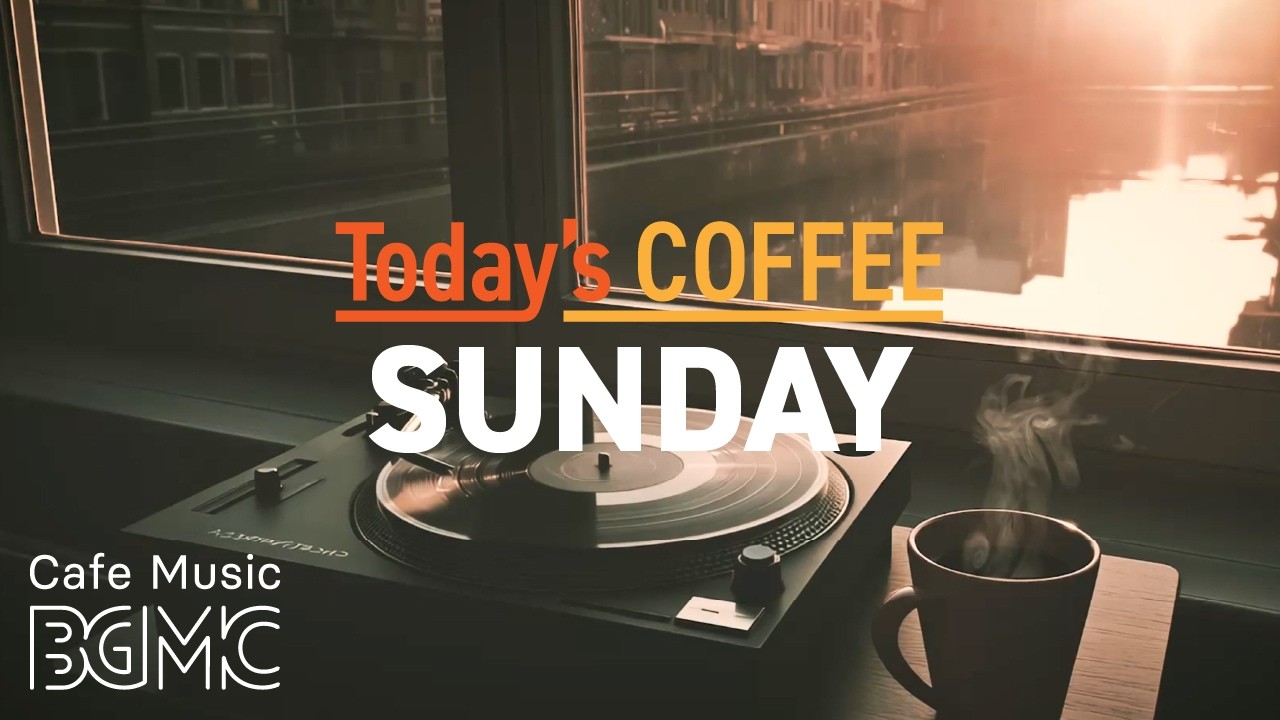Today's COFFEE SUNDAY: September Blue Canal Cafe Music ☕ Slow Jazz for Work | Cafe Music LIVE