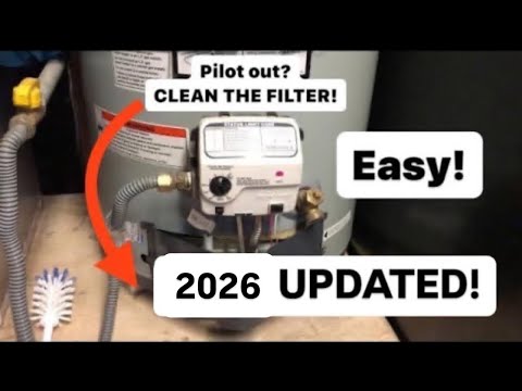 Water Heater Pilot Keeps Going out - CLEAN THE FILTER GRATE! 2024 (UPDATED!) Most common issue!