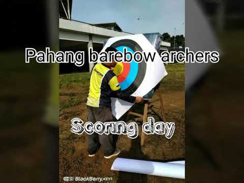 Pahang barebow archers, Mini game 50 meter barebow.  #Archery #barebow