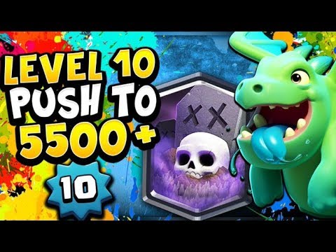 LEVEL 10 5500+ LADDER! BEATING MAXED OUT LEVEL 13s! - CLASH ROYALE
