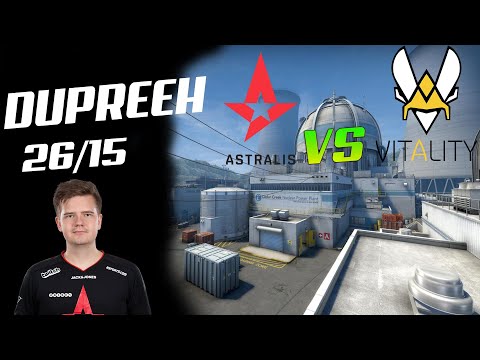 CSGO GOTV POV ASTRALIS DUPREEH(26/15) VS VITALITY NUKE ESL Pro League Season 12 Europe