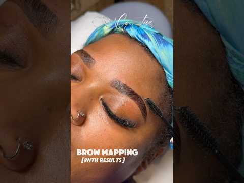 Brow Mapping Tutorial #browmapping #eyebrows #brows #sobrancelhas #esthetician #browartist