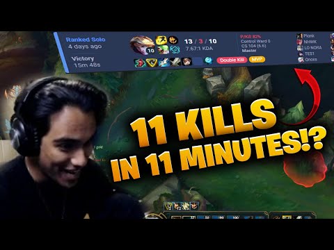 Rank 1 Ezreal DOMINATES with 1 kill per minute in high elo?!? (Full Gameplay)