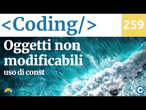 Oggetti non modificabili con const C++ - Video 259