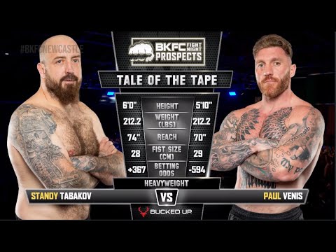 BKFC Paul venis v Stanoi Tabakov FULL FIGHT #bareknuckleboxing