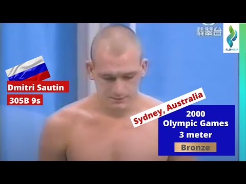 2000 Dmitri Sautin Team Russia - 305b - 3 Meter Springboard Diving - Olympic Games