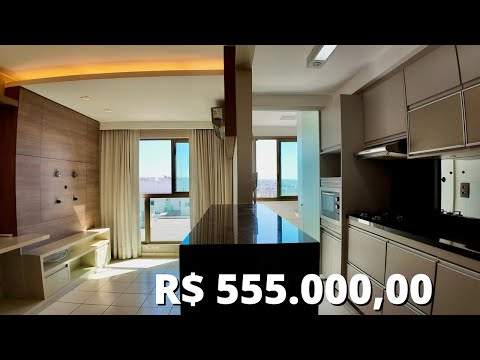 Apartamento semi-mobiliado - 2 quartos sendo 1 suíte - Andar alto