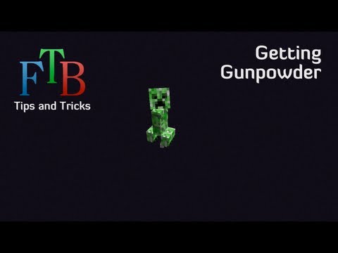 β010 Feed The Beast Tips and Tricks E09 - Getting Gunpowder