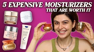 My Top 5 High-End Moisturizers! AM & PM Favs!