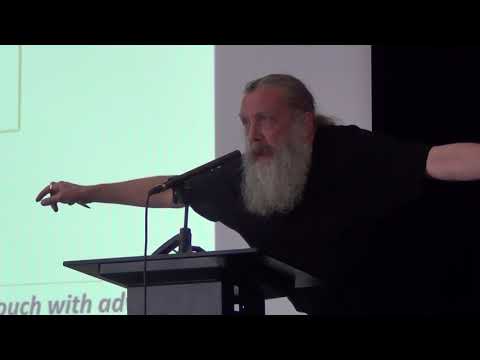 Alan Moore speaks at the Hull Citizens Advice Bureau conference 2015