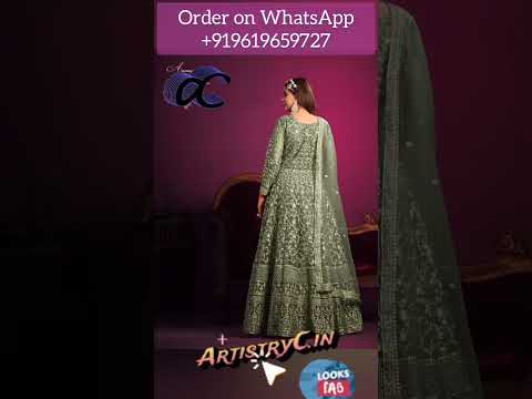 Beautiful Bridal Wedding Net Gowns with Dupatta – Look Like a Princess!