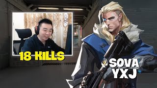 yxJ's Sova Masterclass: Radiant Strategy & Precise Recon (Engsub)