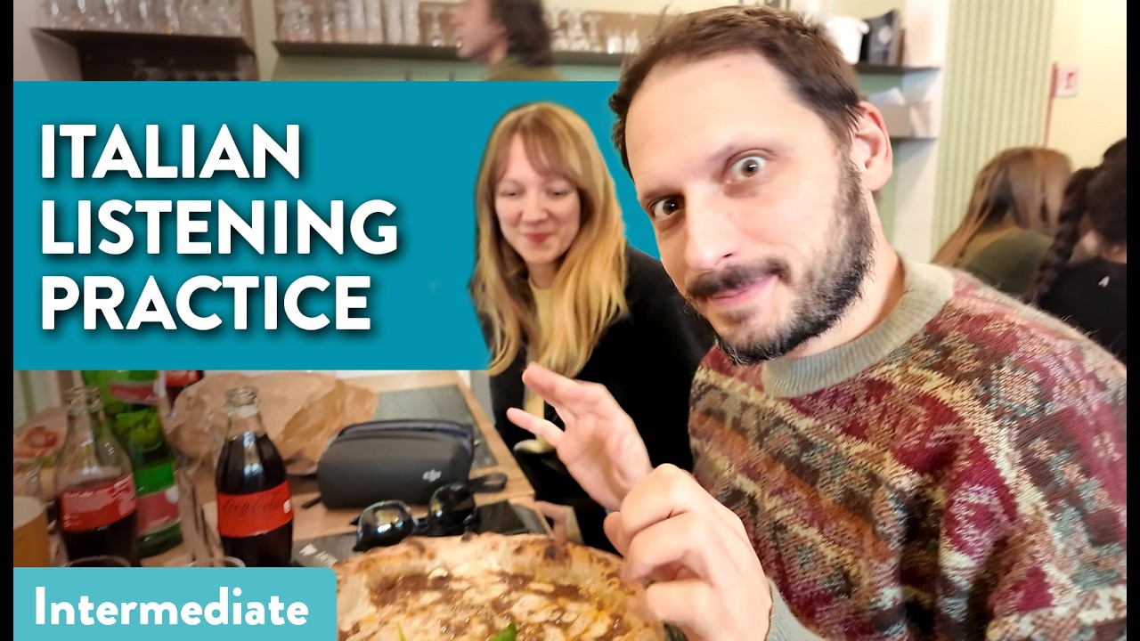 Natural Italian Conversation—Fast & Real! (with subs)