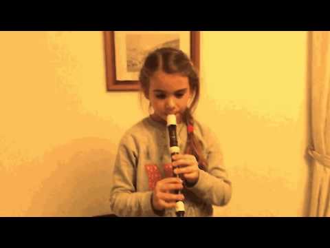 The Pink Panther on the recorder (Henry Mancini)
