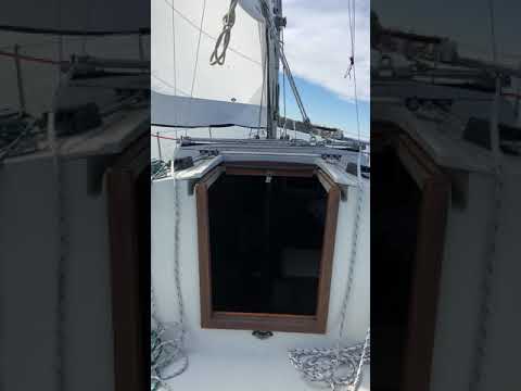 Sailing February 9, 2020 C&C 32 on Smith Mountain Lake